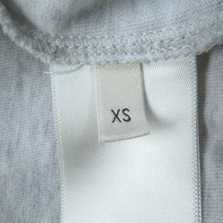 Excellent CELINE Short sleeve T-shirt Logo print Loose fit gray cotton Women XS