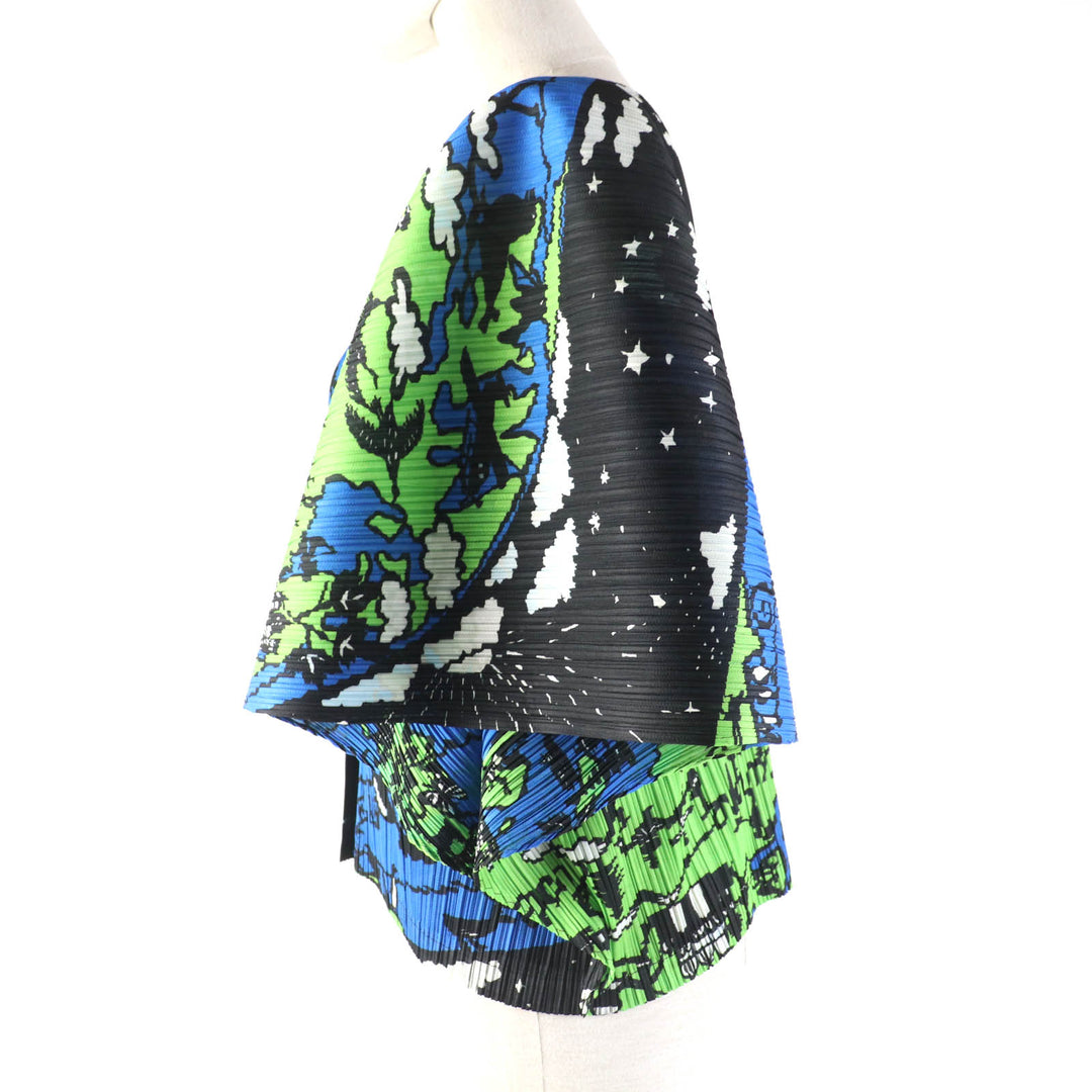 Excellent PLEATS PLEASE cardigan T-shirt multicolor polyester Women 3 PP23-JO605