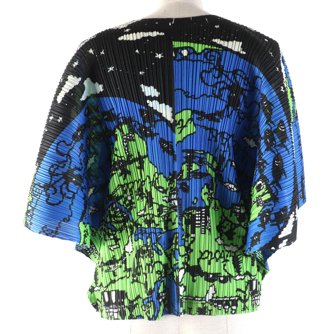 Excellent PLEATS PLEASE cardigan T-shirt multicolor polyester Women 3 PP23-JO605