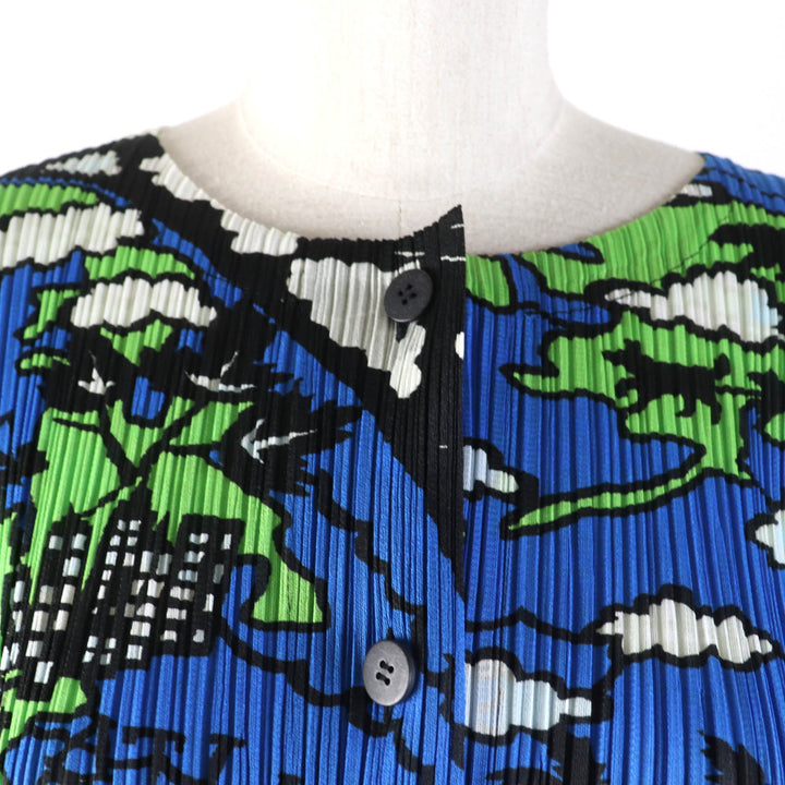 Excellent PLEATS PLEASE cardigan T-shirt multicolor polyester Women 3 PP23-JO605