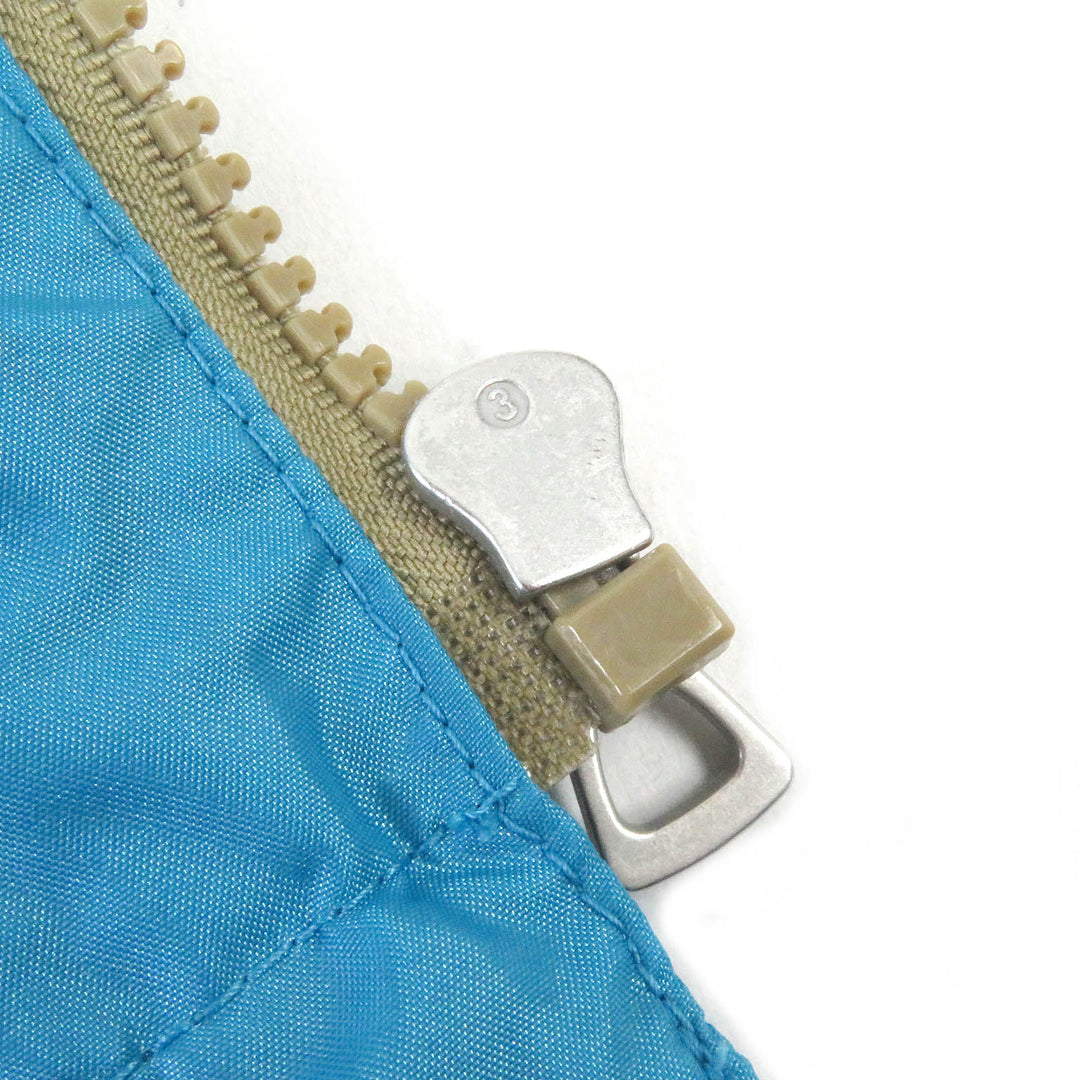 Excellent GUCCI Mountain parka Hooded Blue-based multi-color Nylon mens 42 740572