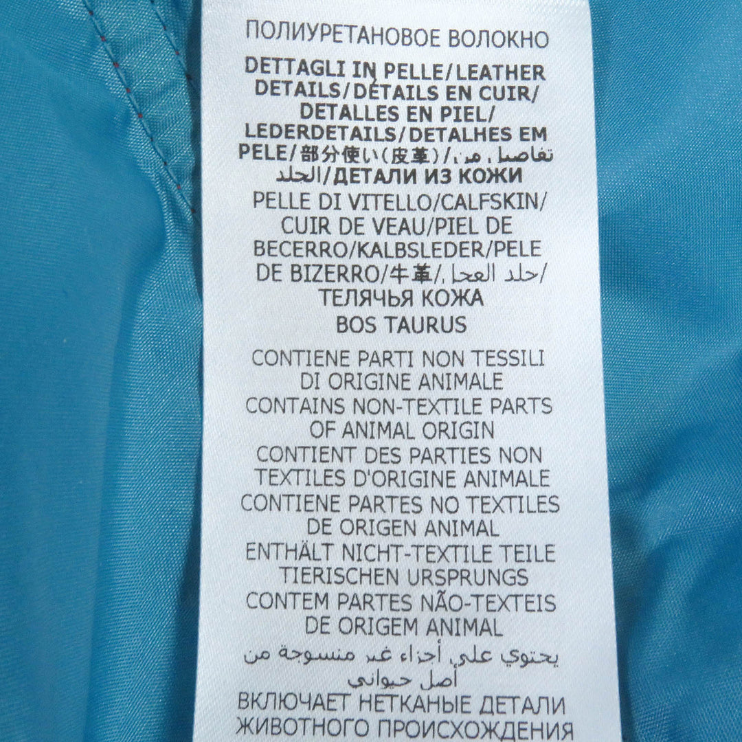 Excellent GUCCI Mountain parka Hooded Blue-based multi-color Nylon mens 42 740572
