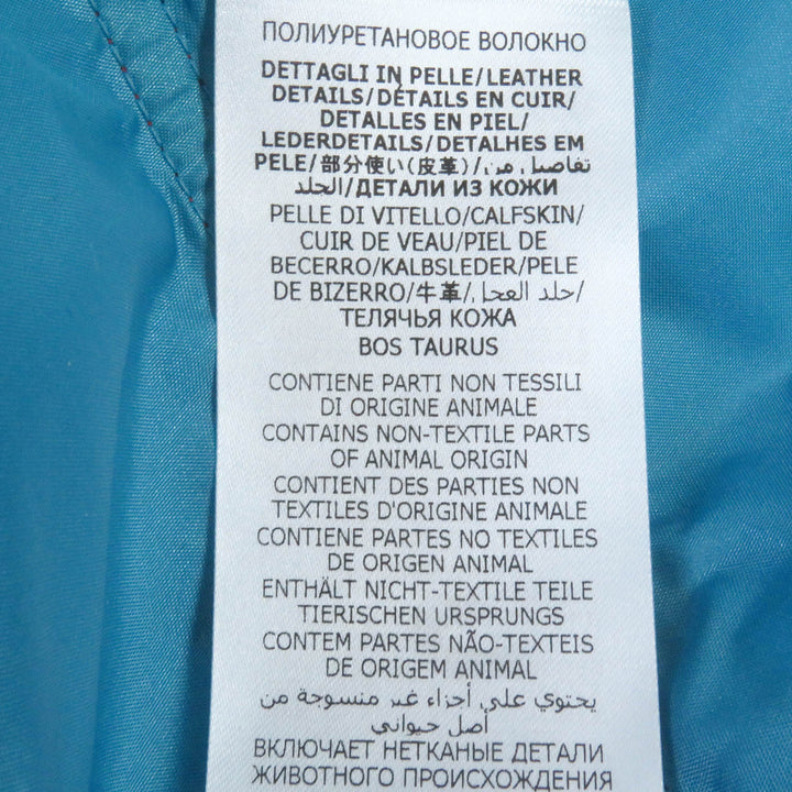 Excellent GUCCI Mountain parka Hooded Blue-based multi-color Nylon mens 42 740572