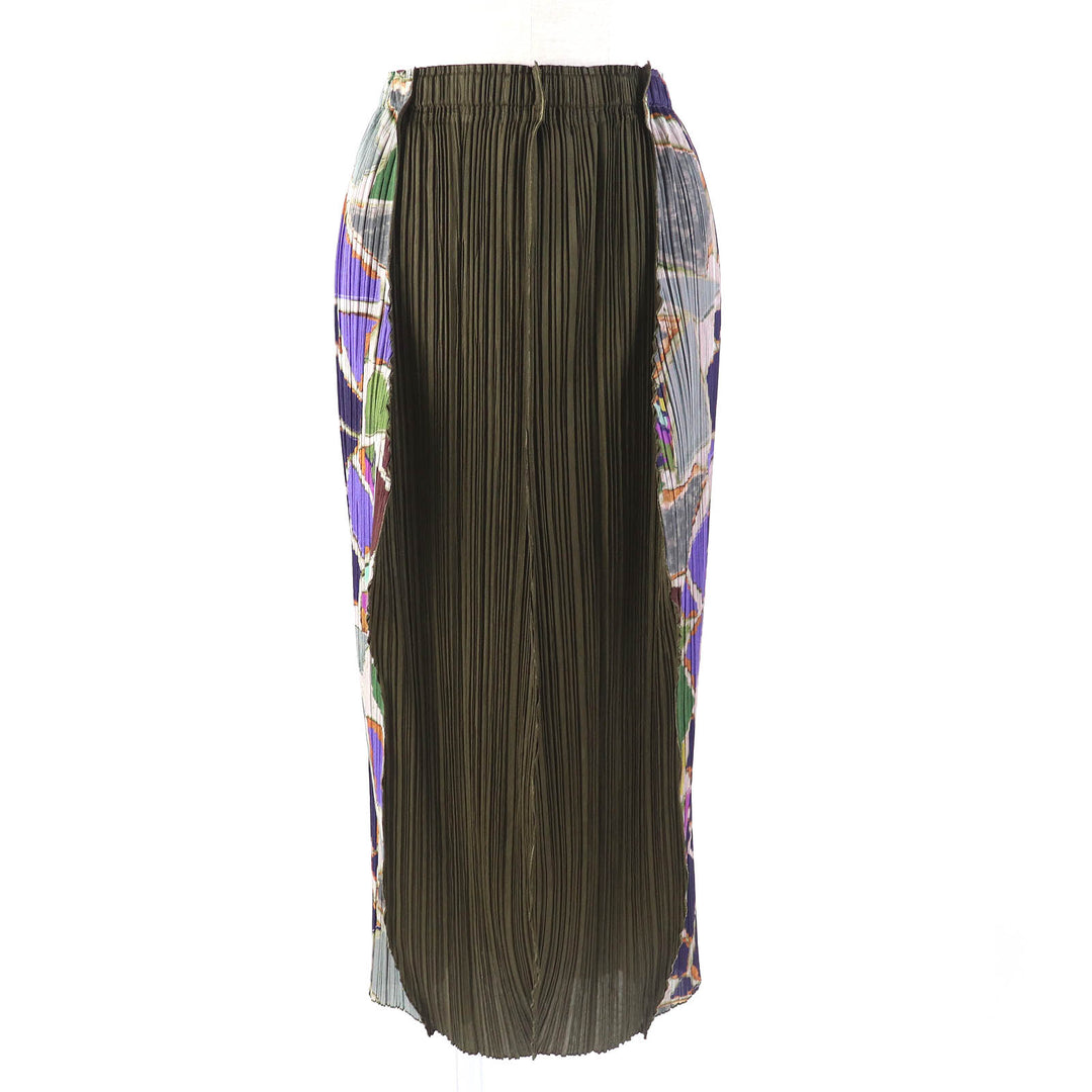 Excellent PLEATS PLEASE two-piece set purple polyester PP33-JK734 PP33-JG736