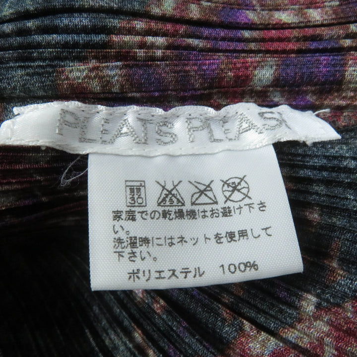 Excellent PLEATS PLEASE Long sleeve shirt All-over pattern design Women 3