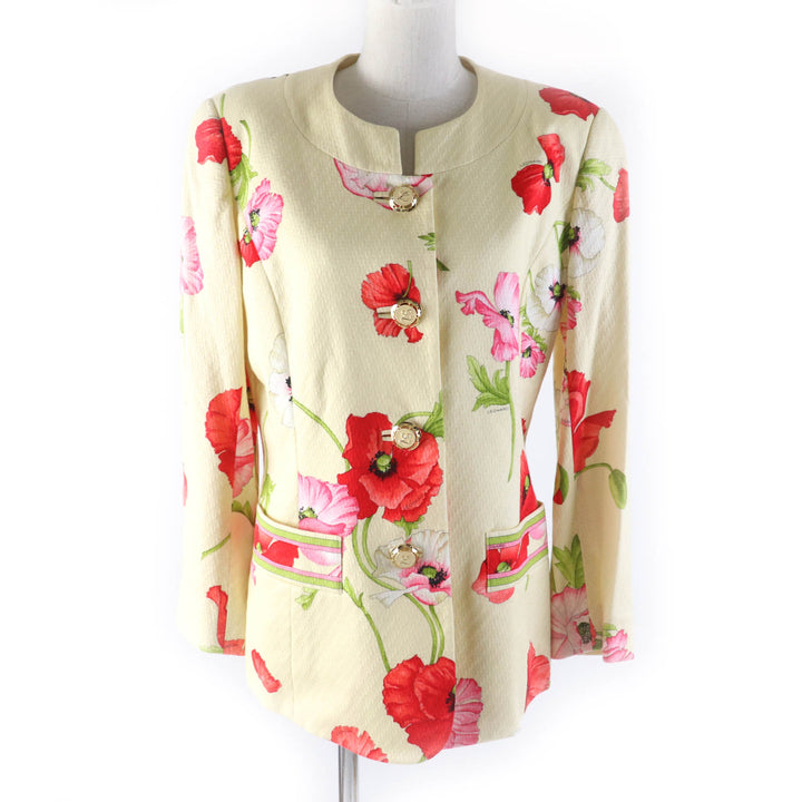 Excellent LEONARD FASHION collarless jacket cotton Multi cotton Women 11