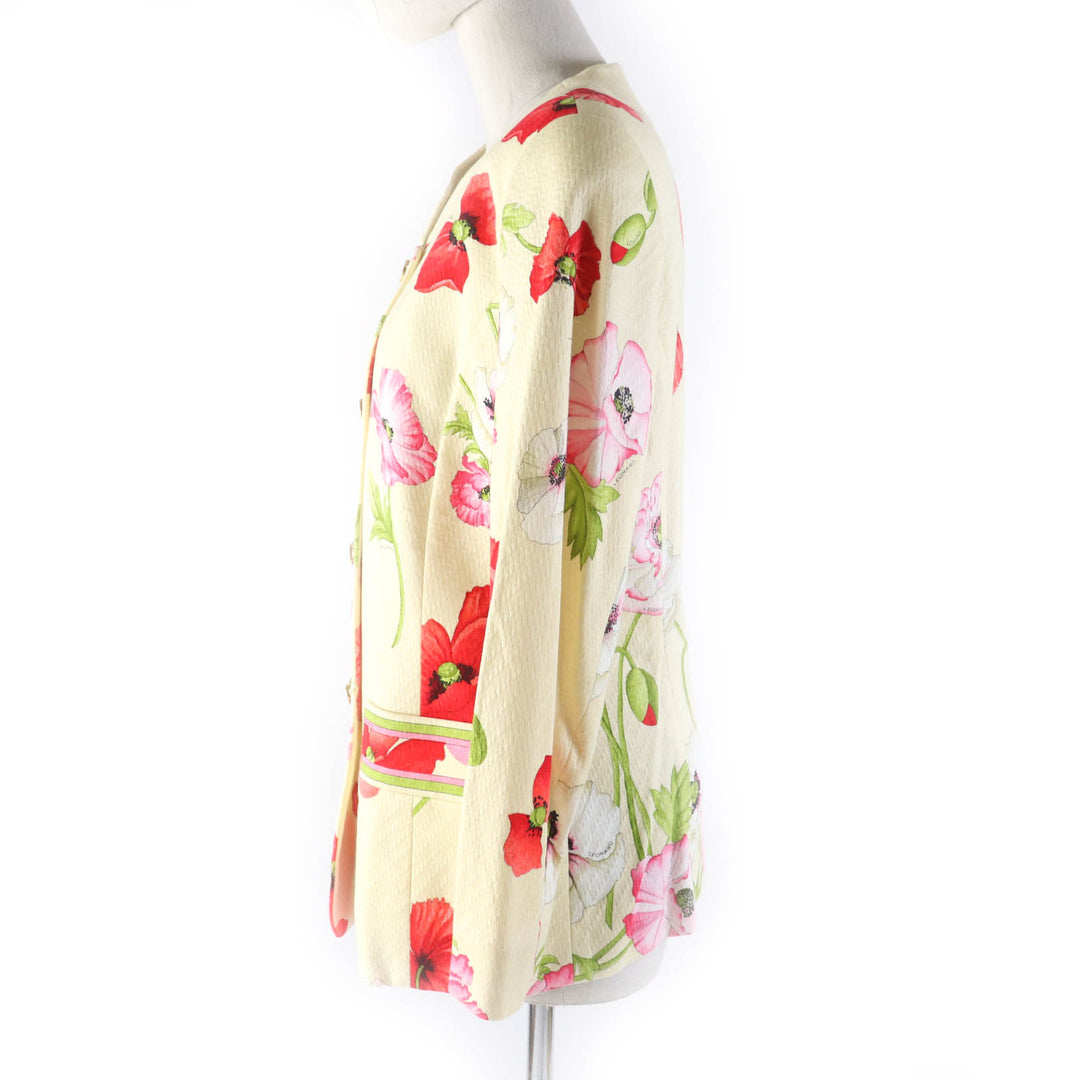 Excellent LEONARD FASHION collarless jacket cotton Multi cotton Women 11