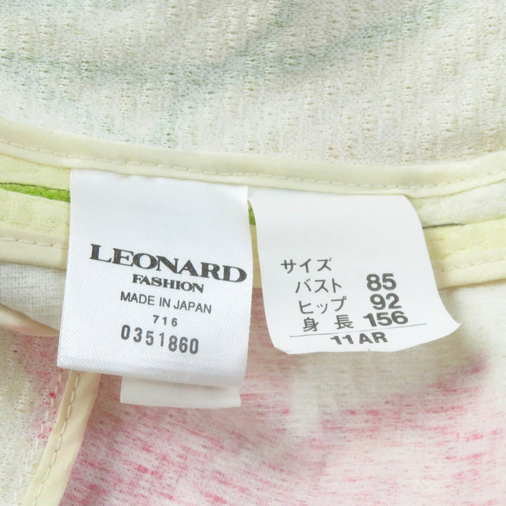 Excellent LEONARD FASHION collarless jacket cotton Multi cotton Women 11