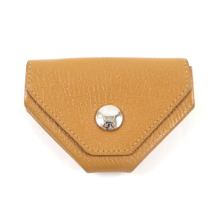 HERMES Coin case Revan Cattle Verso Bicolor Brown pink Shoble misol Women