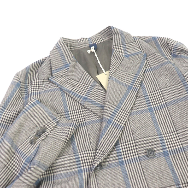 Pristine ts(s) two-piece set Check Pattern Brown Rayon mens 2 KT45FJ02/KT45FP0S