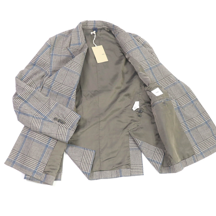 Pristine ts(s) two-piece set Check Pattern Brown Rayon mens 2 KT45FJ02/KT45FP0S