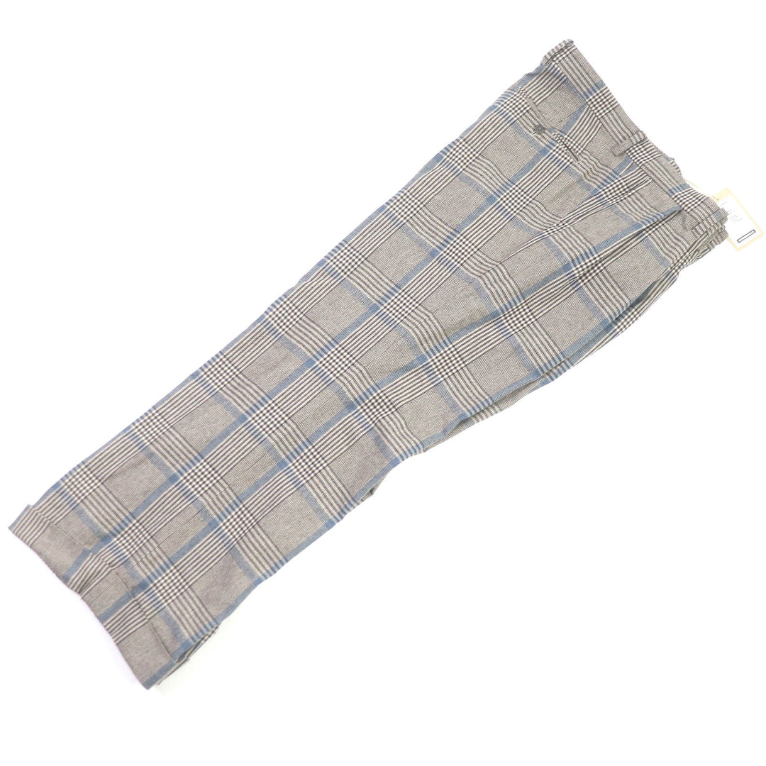 Pristine ts(s) two-piece set Check Pattern Brown Rayon mens 2 KT45FJ02/KT45FP0S