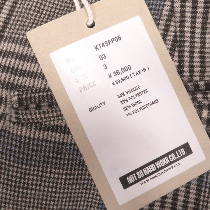 Pristine ts(s) two-piece set Check Pattern Brown Rayon mens 2 KT45FJ02/KT45FP0S
