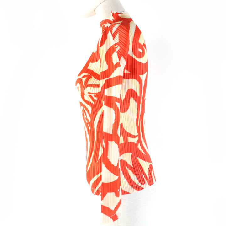Pristine PLEATS PLEASE T-shirt Animal Print Long Sleeve series 3 PP33-JK711