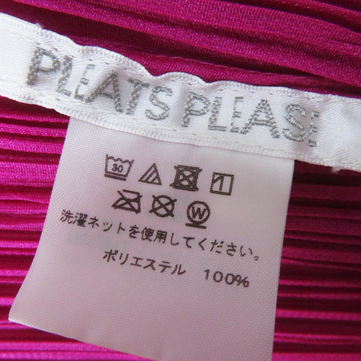 Excellent PLEATS PLEASE cardigan China Button Pleated Cardigan La Lamb pink 3 PP13-JC142