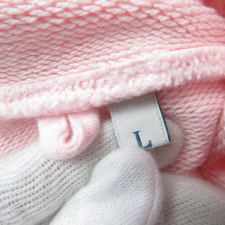 Great MONCLER hoodie HOODIE Logo patch and embroidered logo pink cotton Women L