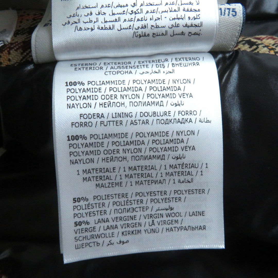 Pristine MONCLER skirt GONNA Trapezoid Quilted Down black Nylon Women 38
