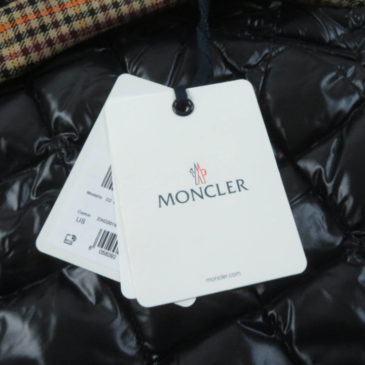 Pristine MONCLER skirt GONNA Trapezoid Quilted Down black Nylon Women 38