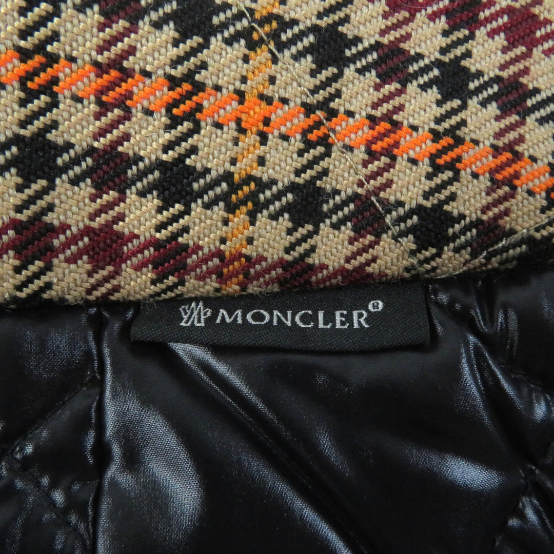 Pristine MONCLER skirt GONNA Trapezoid Quilted Down black Nylon Women 38