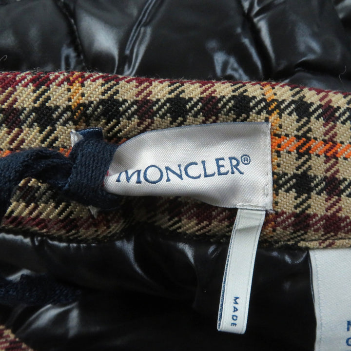 Pristine MONCLER skirt GONNA Trapezoid Quilted Down black Nylon Women 38