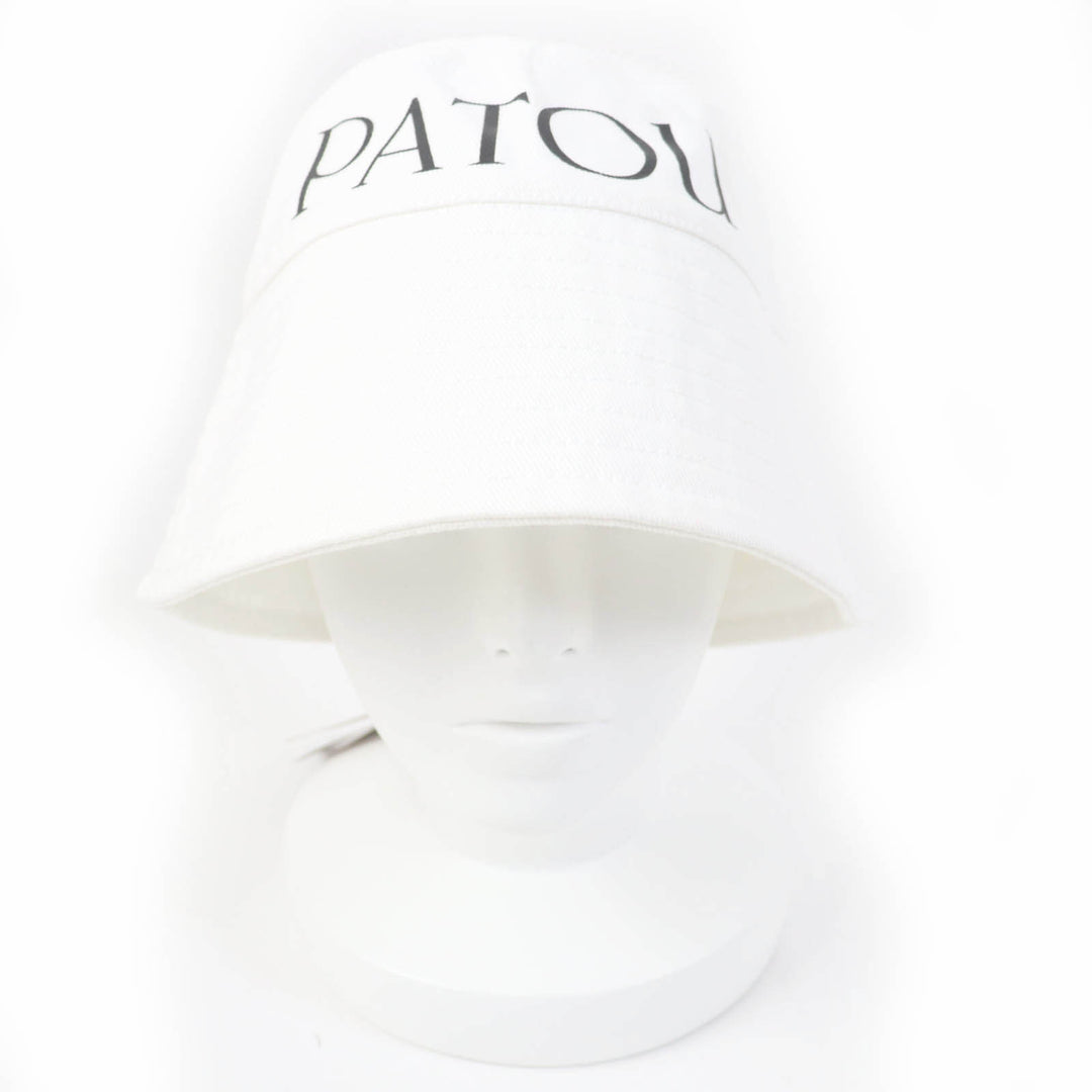Pristine PATOU hat 100% organic cotton bucket hat white cotton Women
