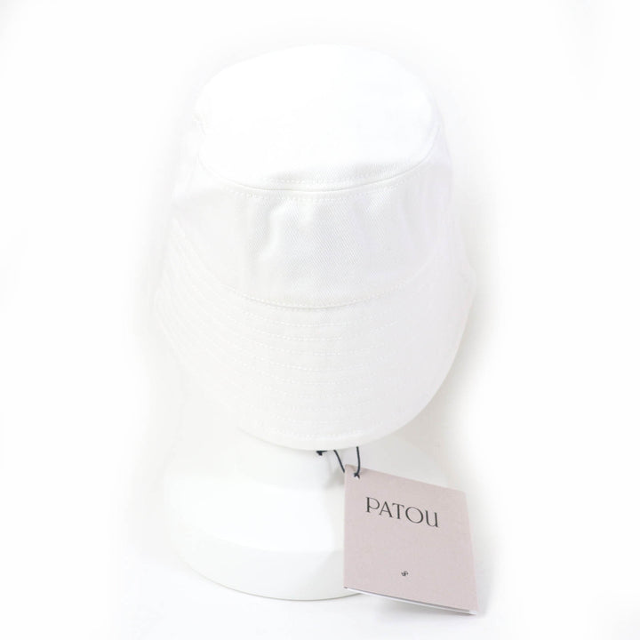 Pristine PATOU hat 100% organic cotton bucket hat white cotton Women