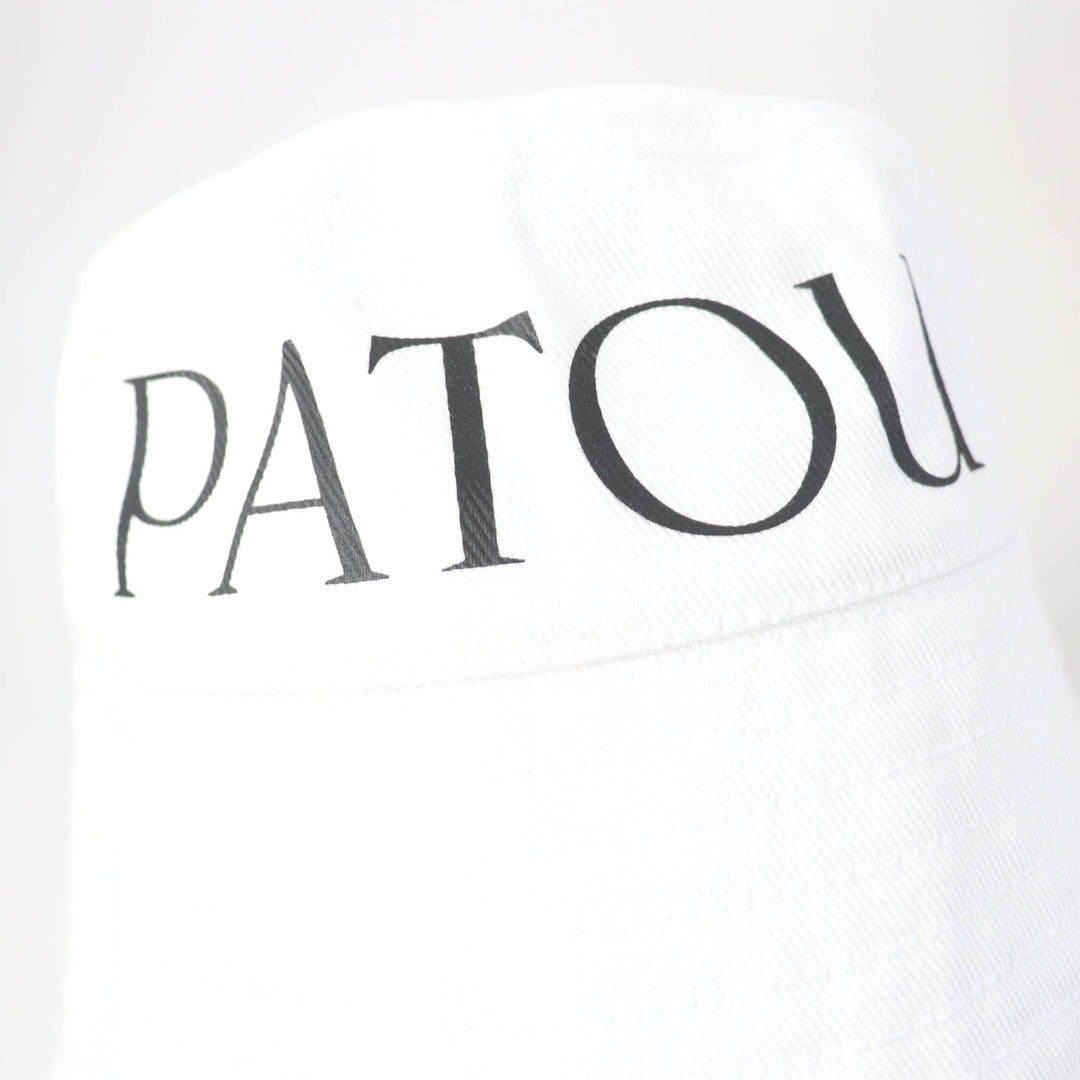 Pristine PATOU hat 100% organic cotton bucket hat white cotton Women