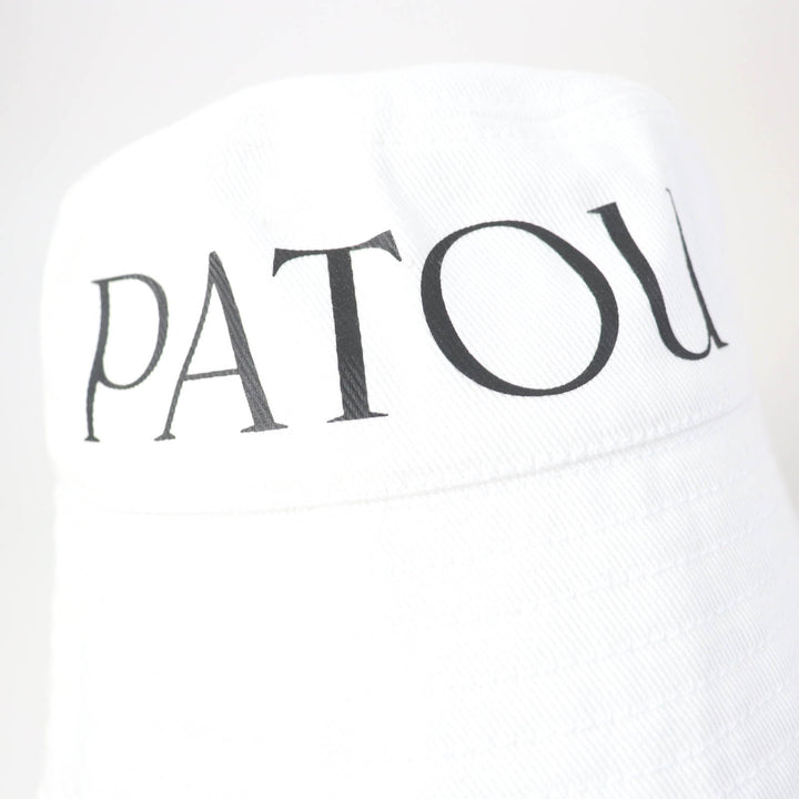 Pristine PATOU hat 100% organic cotton bucket hat white cotton Women