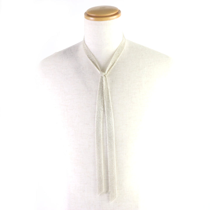Great TIFFANY&Co. Necklace Old TIFFANY&Co. mesh scarf Silver SV925 mens