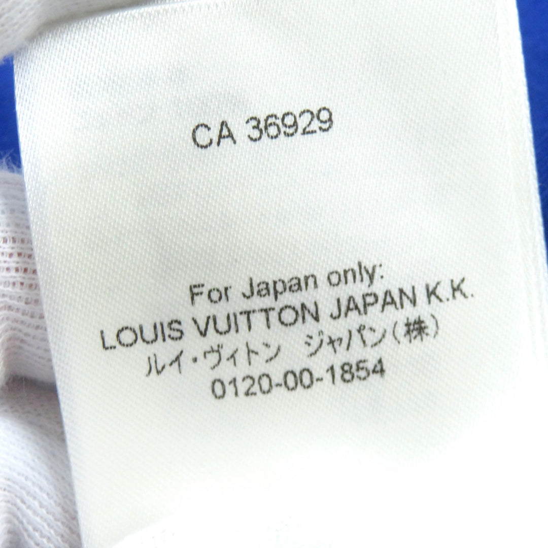 Pristine LOUIS VUITTON sweat Diamond Damier all-over print long sleeve knit mens M