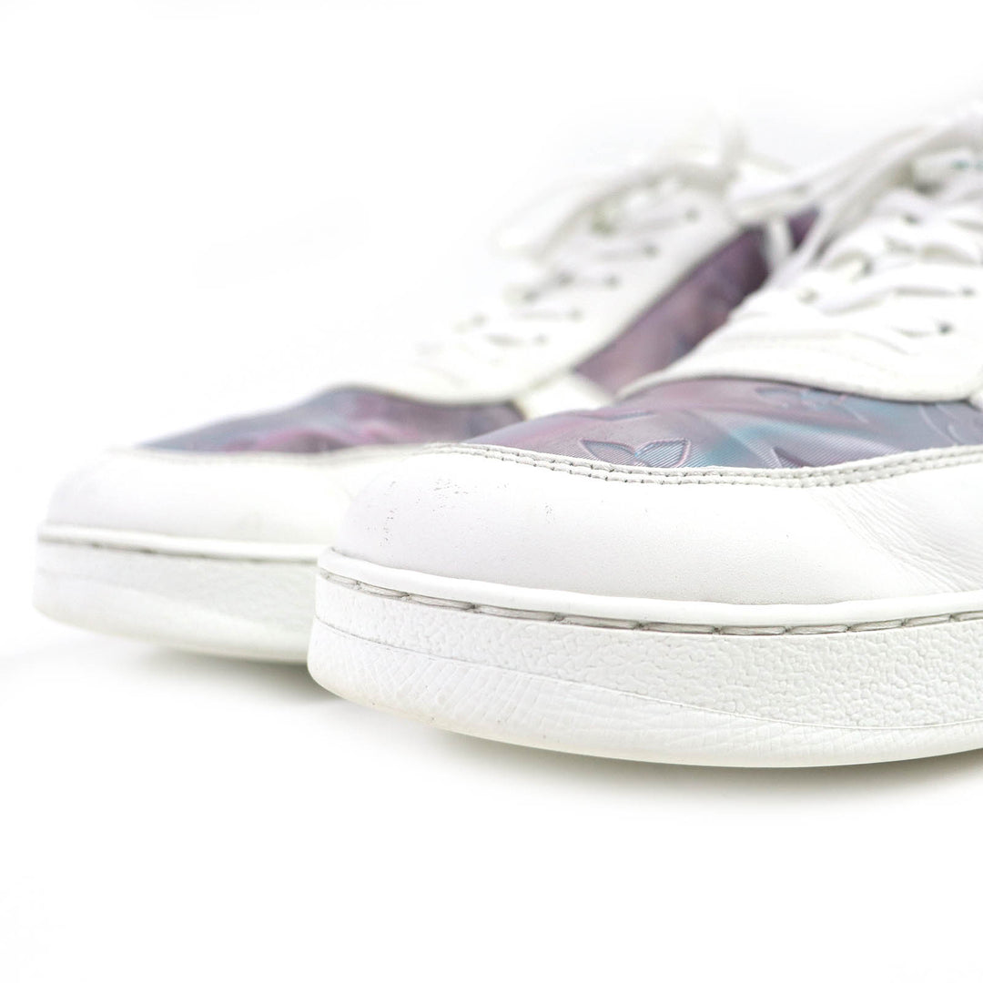 LOUIS VUITTON sneakers Monogram pattern White Aurora Color leather mens 8.5