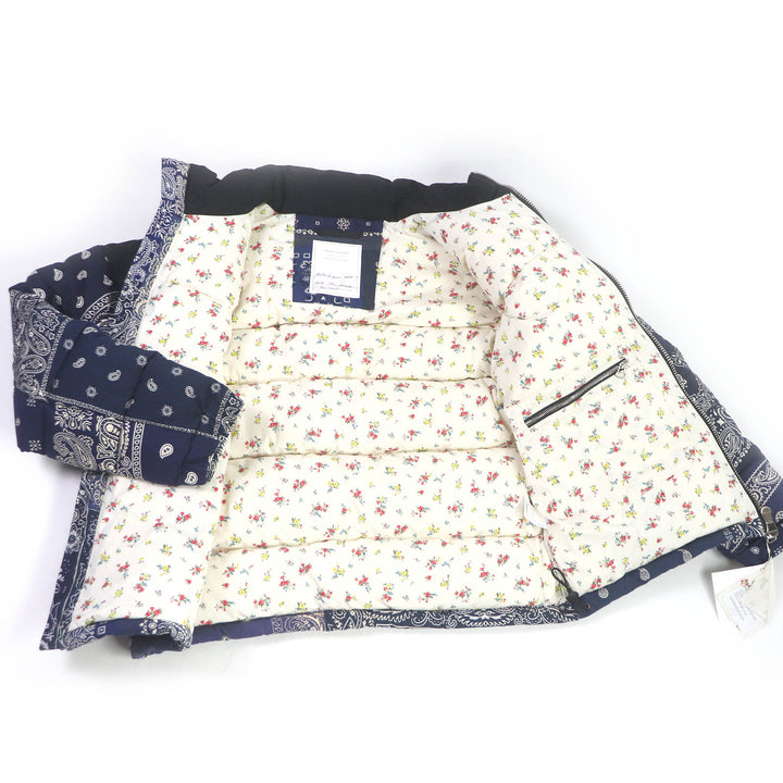Pristine READYMADE Down jacket BANDANA DOWN JACKET Navy 2 RE-CO-NV-00-00-108