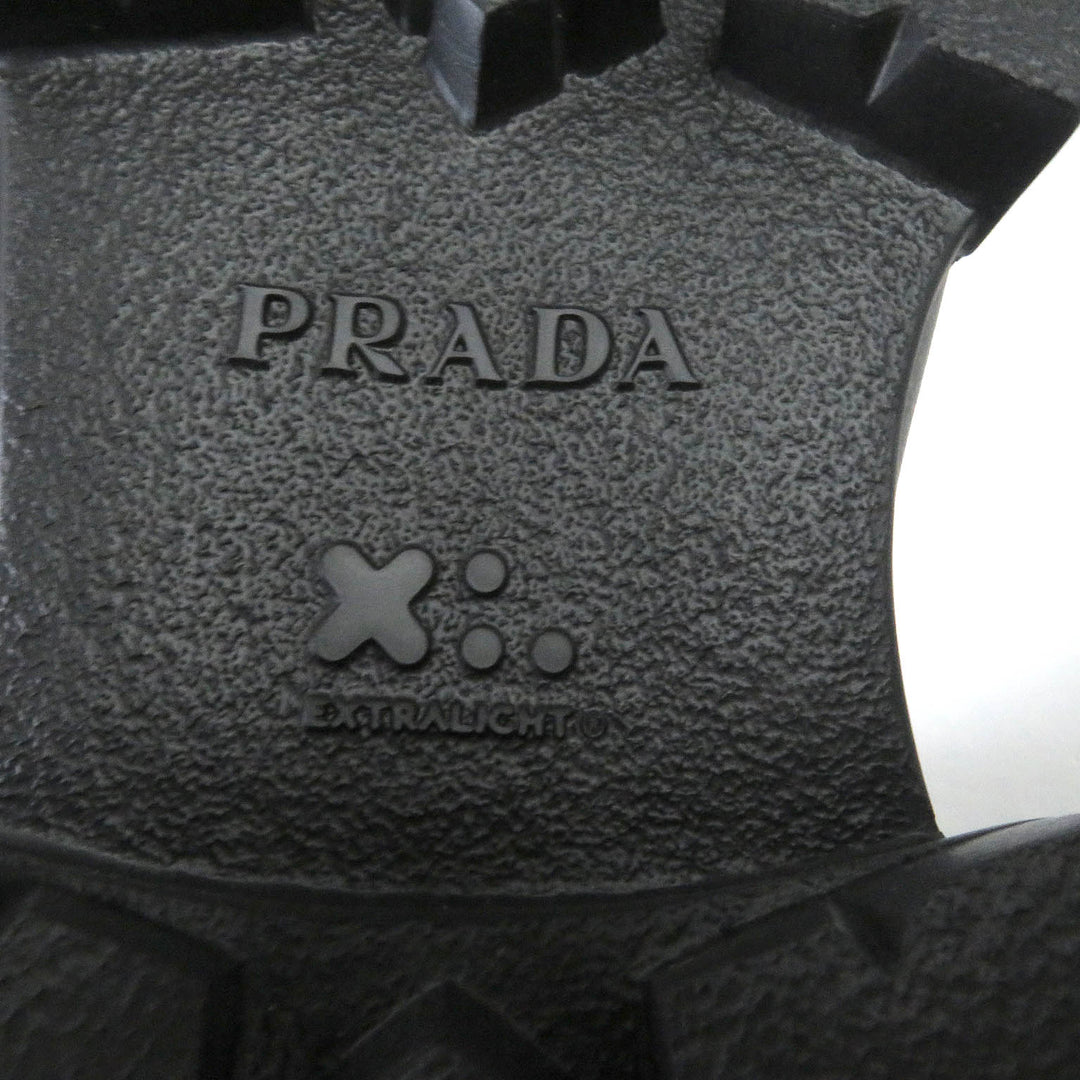 Pristine PRADA boots monolith Chelsea shoes with thick soles leather mens 10 2UG007