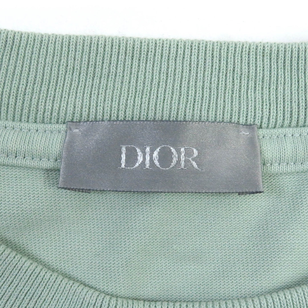 Excellent DIOR Short sleeve T-shirt Cotton compact jersey Relaxed fit mens M