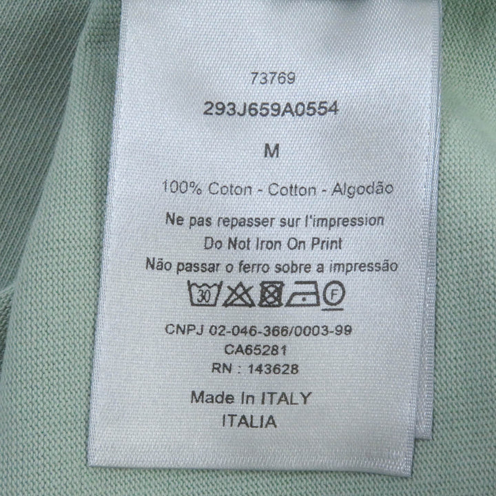 Excellent DIOR Short sleeve T-shirt Cotton compact jersey Relaxed fit mens M
