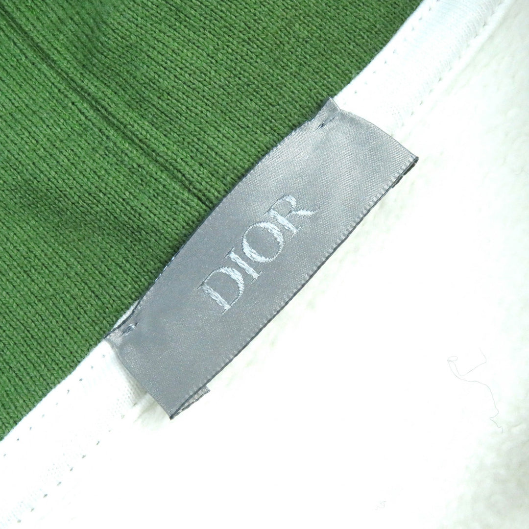 Pristine DIOR×DENIM TEARS Parker Oversized pullover cotton mens M 393J678A0807