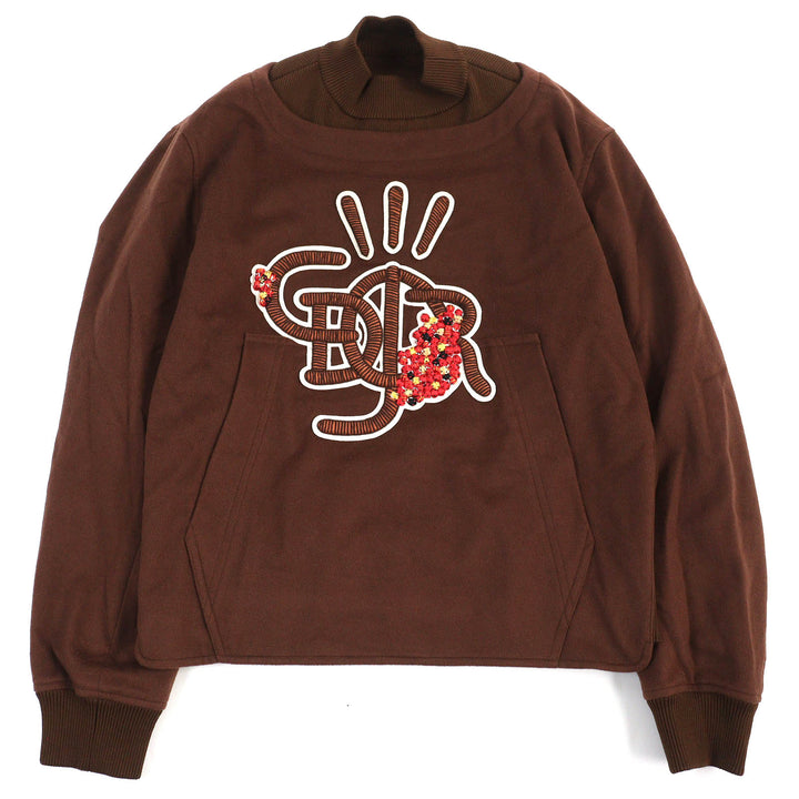 Pristine DIOR×Cactus Jack sweat Anorak Trainer Mock Neck cotton 48 283C683A3225