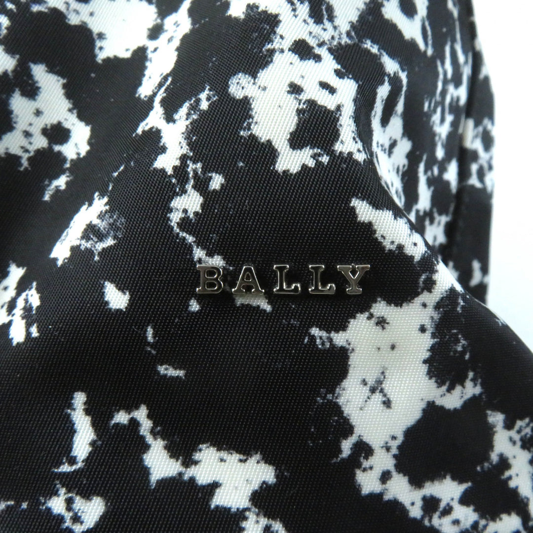 Excellent BALLY Tote Bag WOLFSON TOTE Logo Metal, all-over pattern, leather