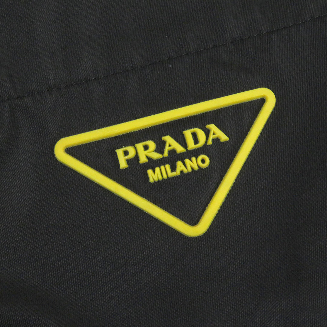 Great PRADA Blouson Re-Nylon Shirt Triangle logo coach jacket mens S SC520