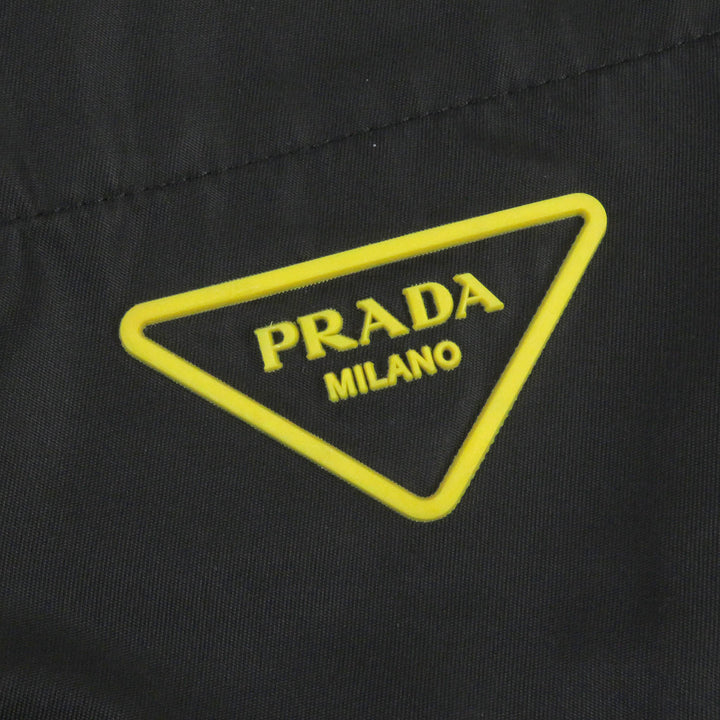 Great PRADA Blouson Re-Nylon Shirt Triangle logo coach jacket mens S SC520