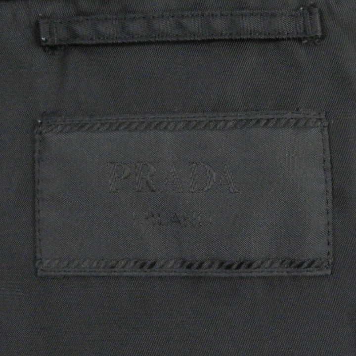 Great PRADA Blouson Re-Nylon Shirt Triangle logo coach jacket mens S SC520