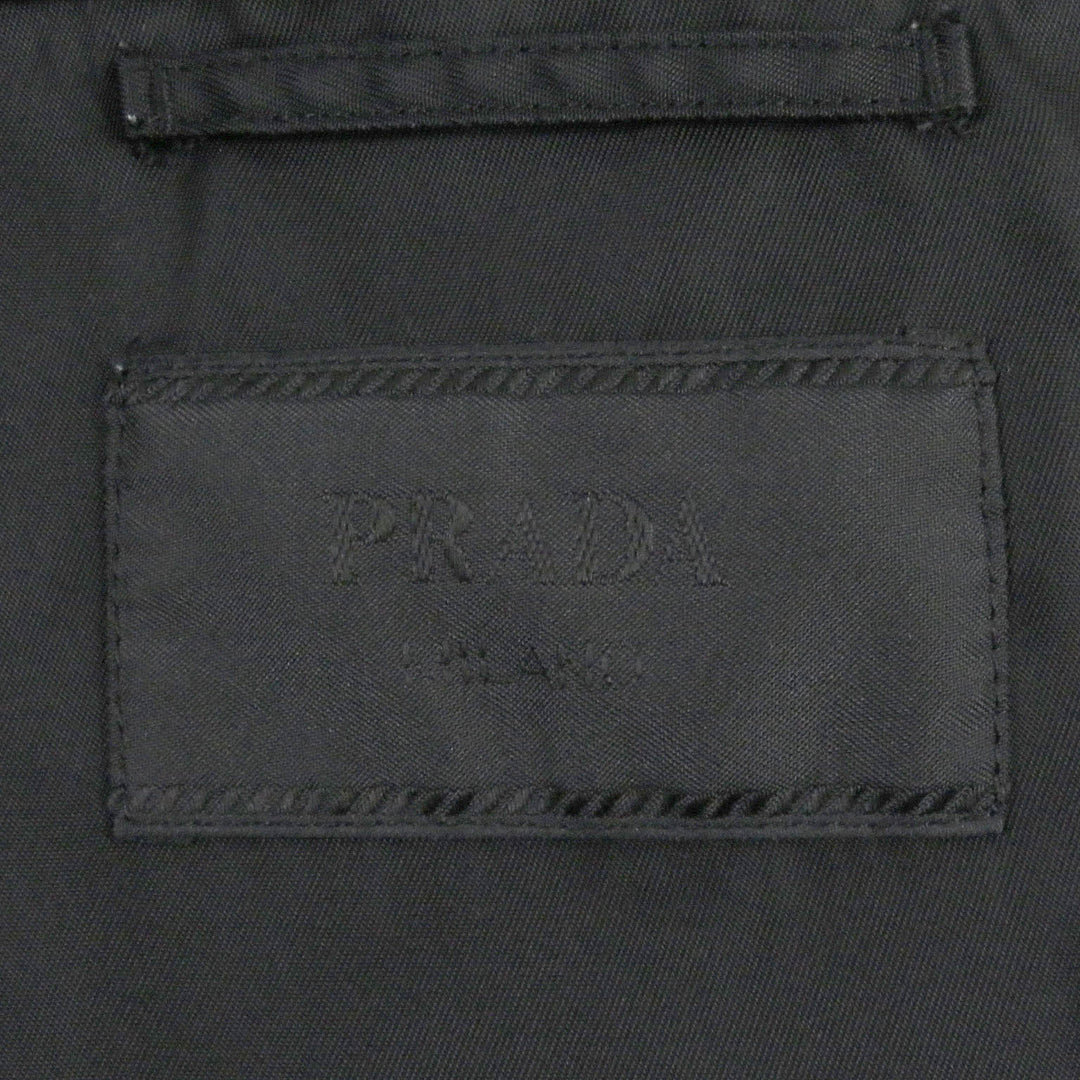 Great PRADA Blouson Re-Nylon Shirt Triangle logo coach jacket mens S SC520
