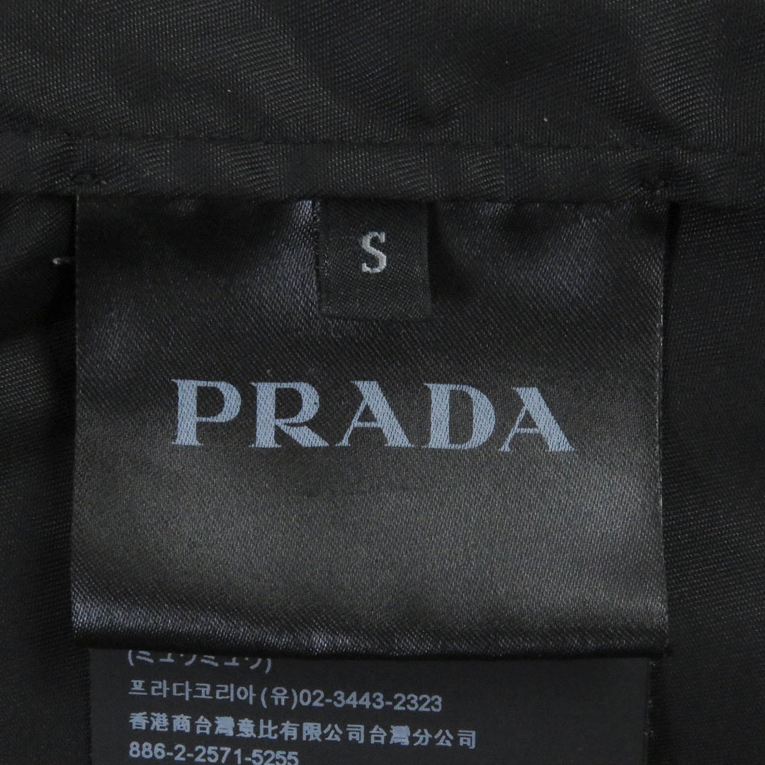 Great PRADA Blouson Re-Nylon Shirt Triangle logo coach jacket mens S SC520
