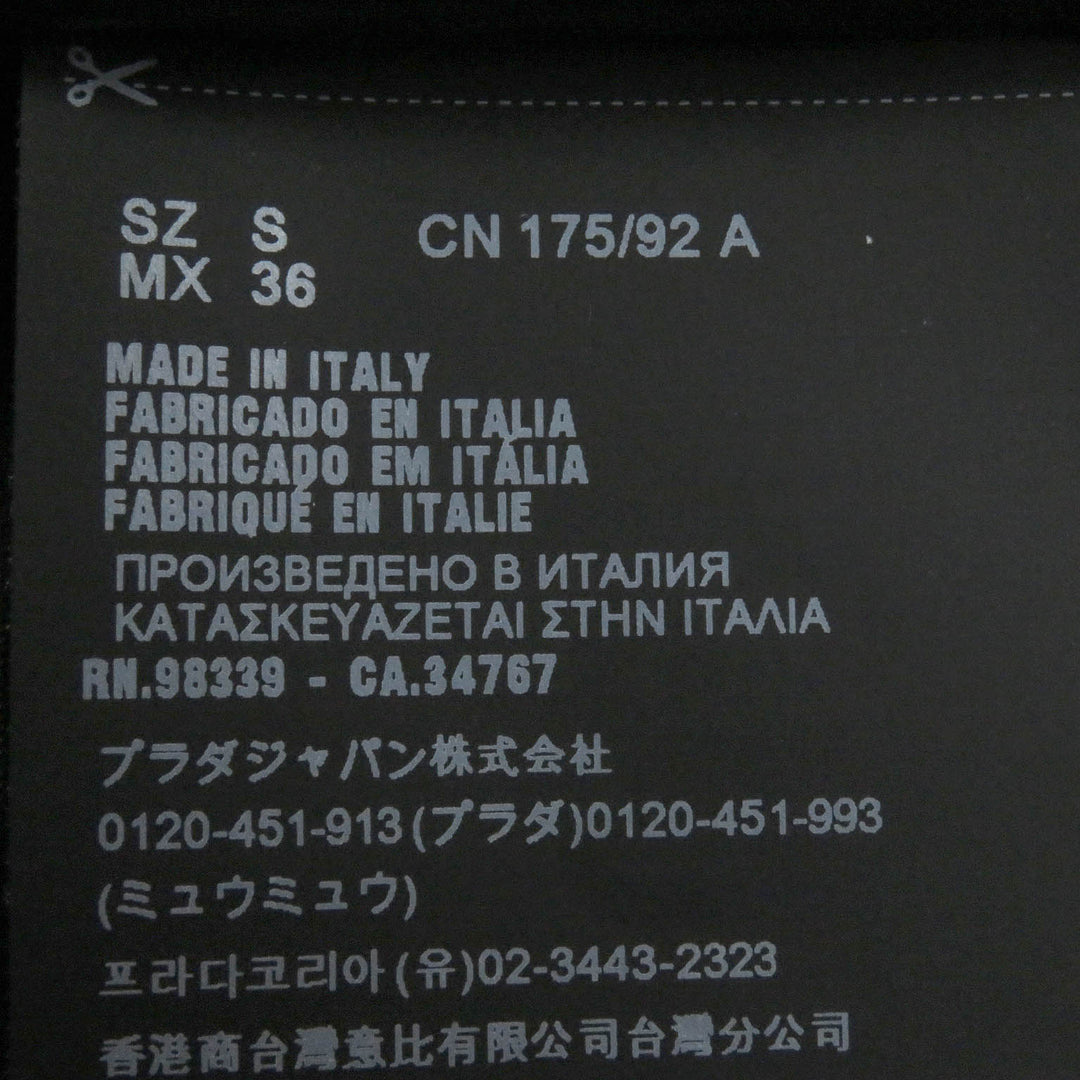 Great PRADA Blouson Re-Nylon Shirt Triangle logo coach jacket mens S SC520