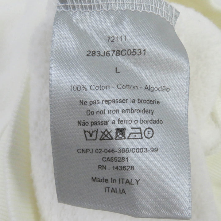 Excellent DIOR Parker Cactus Jack Travis Scott white cotton mens L 283J678C0531