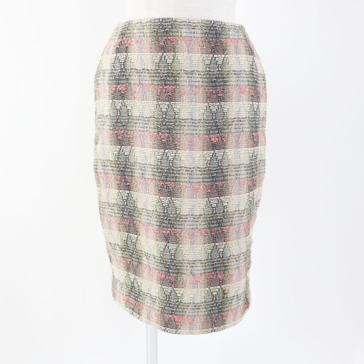 Great CHANEL setup COCO Mark Button Double Breasted Tweed Multi Women 38 98P P10460