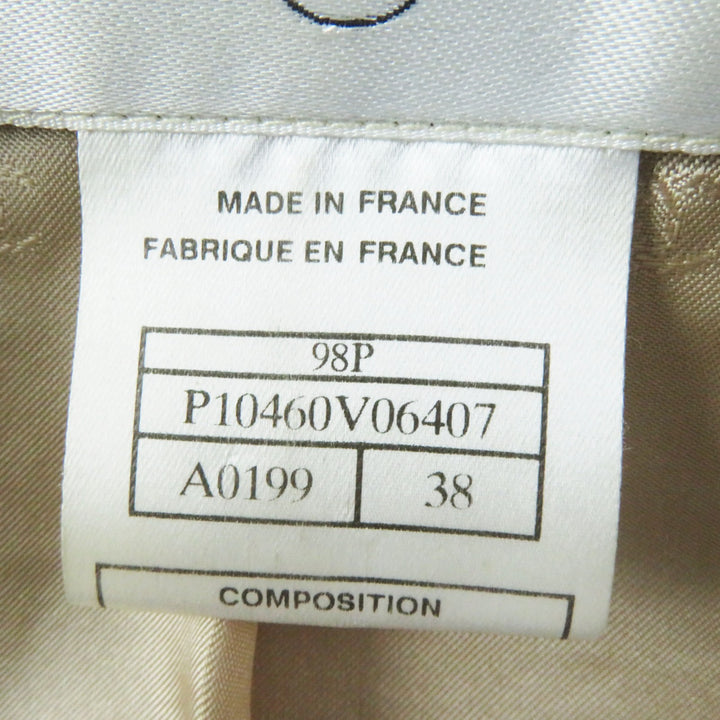 Great CHANEL setup COCO Mark Button Double Breasted Tweed Multi Women 38 98P P10460