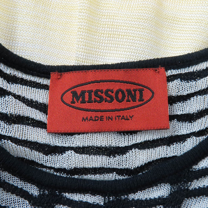 Excellent Missoni one piece Gradient Sleeveless Knee Length Pleated Multi Rayon Women 38