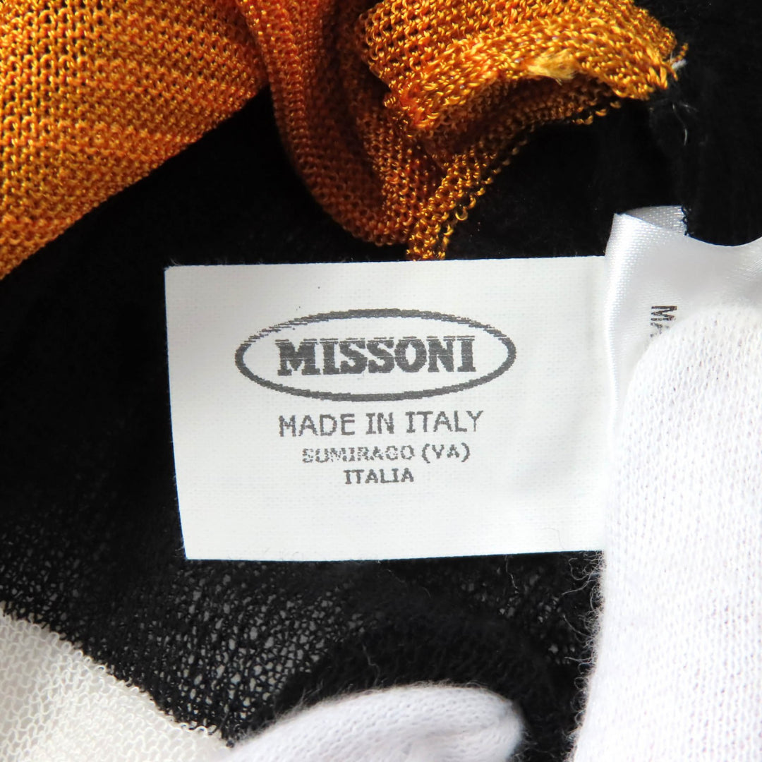 Excellent Missoni one piece Gradient Sleeveless Knee Length Pleated Multi Rayon Women 38
