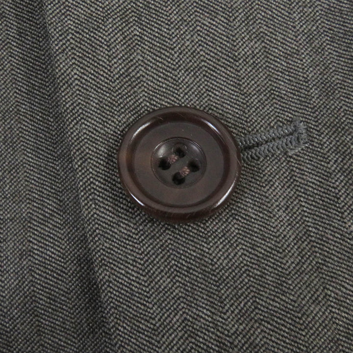 Pristine Sartorio suit single Brown wool mens 44